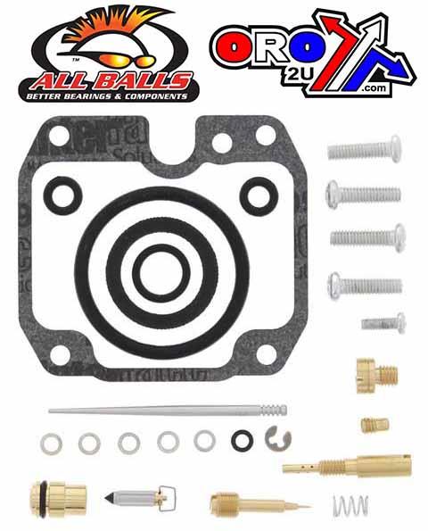 CARBURETOR REBUILD KIT 89-00 YAM YFM/YFB250, ALLBALLS 26-1255 ATV thumbnail 2