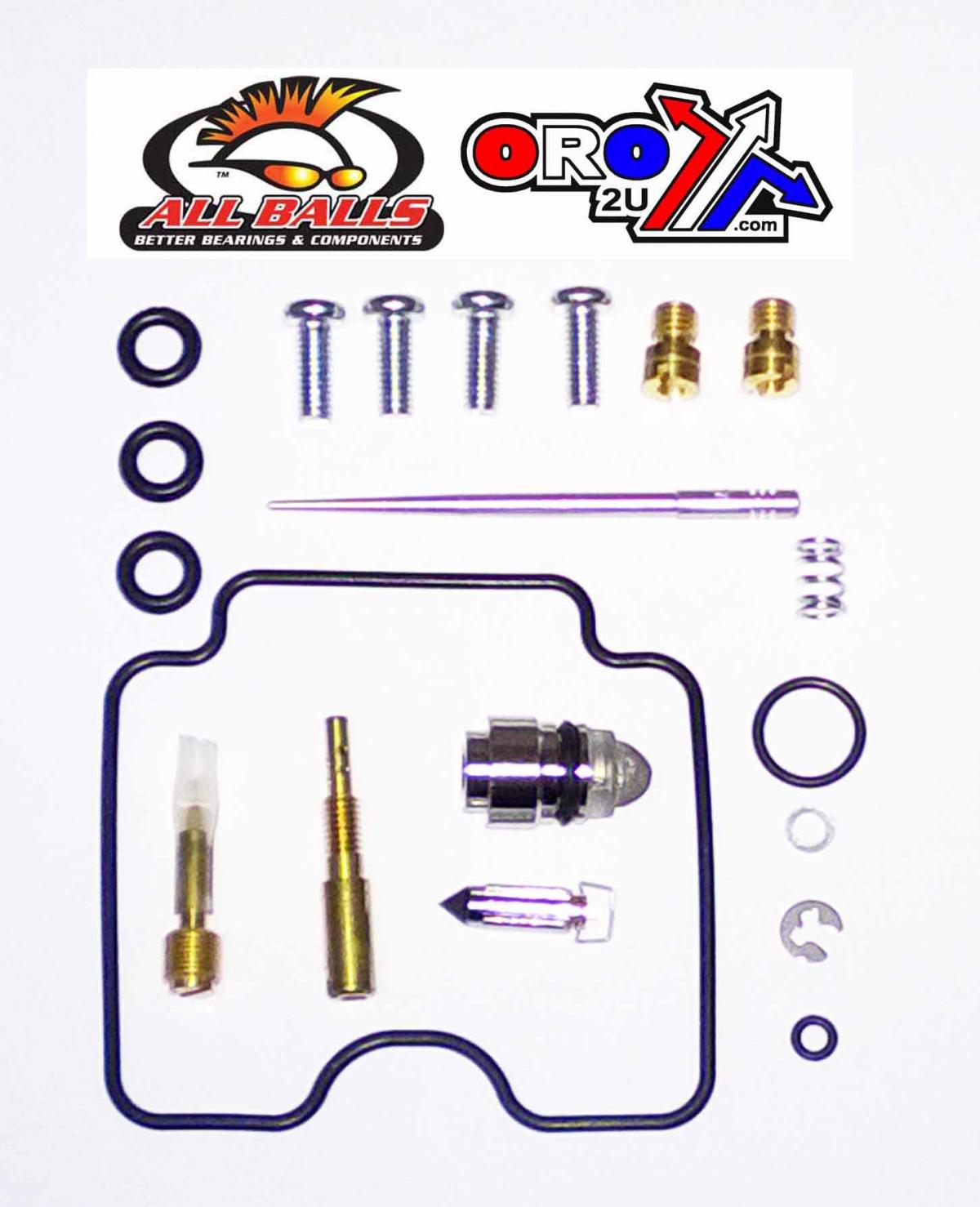 CARBURETOR REBUILD KIT 07-09 YAM YFM250, ALLBALLS 26-1256 ATV thumbnail 2