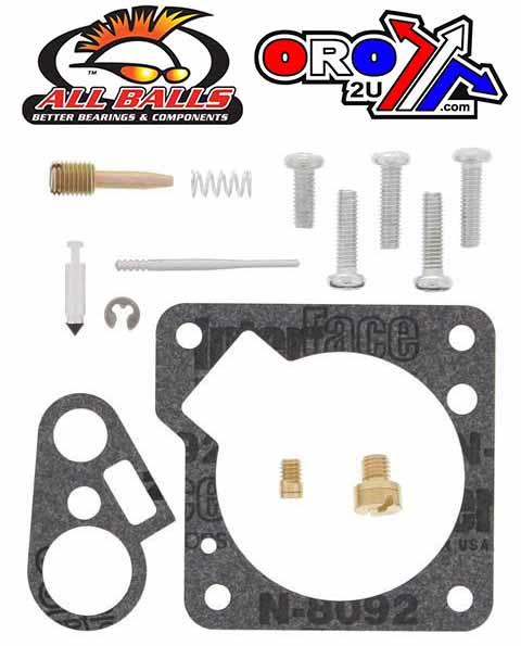 CARBURETOR REBUILD KIT 81-22 YAM PW50, ALLBALLS 26-1304 DIRT thumbnail 2
