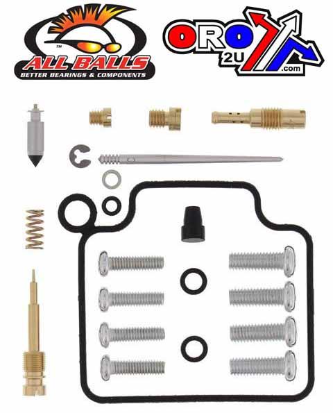 CARBURETOR REBUILD KIT 88-90 HON TRX300, ALLBALLS 26-1332 ATV thumbnail 2