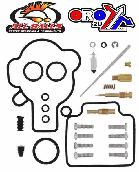 CARBURETOR REBUILD KIT 04-05 HON TRX450R, ALLBALLS 26-1364 ATV thumbnail 2