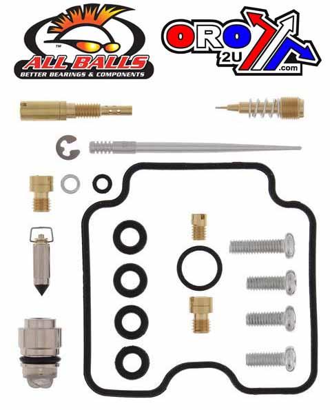 CARBURETOR REBUILD KIT 03-14 YAM YFM450, ALLBALLS 26-1365 ATV thumbnail 2