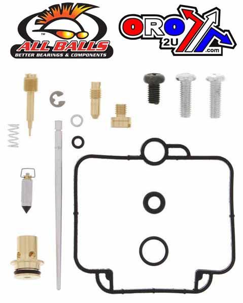 CARBURETOR REBUILD KIT 98-00 YAM YFM600, ALLBALLS 26-1371 ATV thumbnail 2
