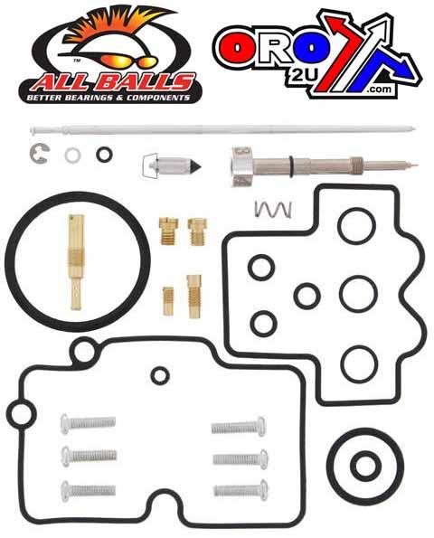 CARBURETOR REBUILD KIT 2007 HON TRX450R, ALLBALLS 26-1372 ATV thumbnail 2
