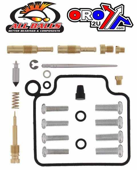 CARBURETOR REBUILD KIT 91-00 HON TRX300, ALLBALLS 26-1373 ATV thumbnail 2