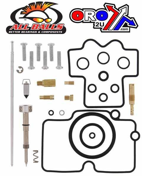 CARBURETOR REBUILD KIT 08-09 HON TRX450R, ALLBALLS 26-1374 ATV thumbnail 2