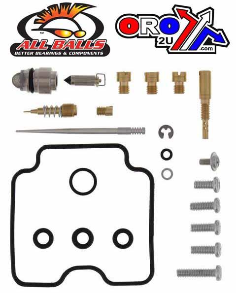 CARBURETOR REBUILD KIT 01-02 YAM YFM400, ALLBALLS 26-1382 ATV thumbnail 2