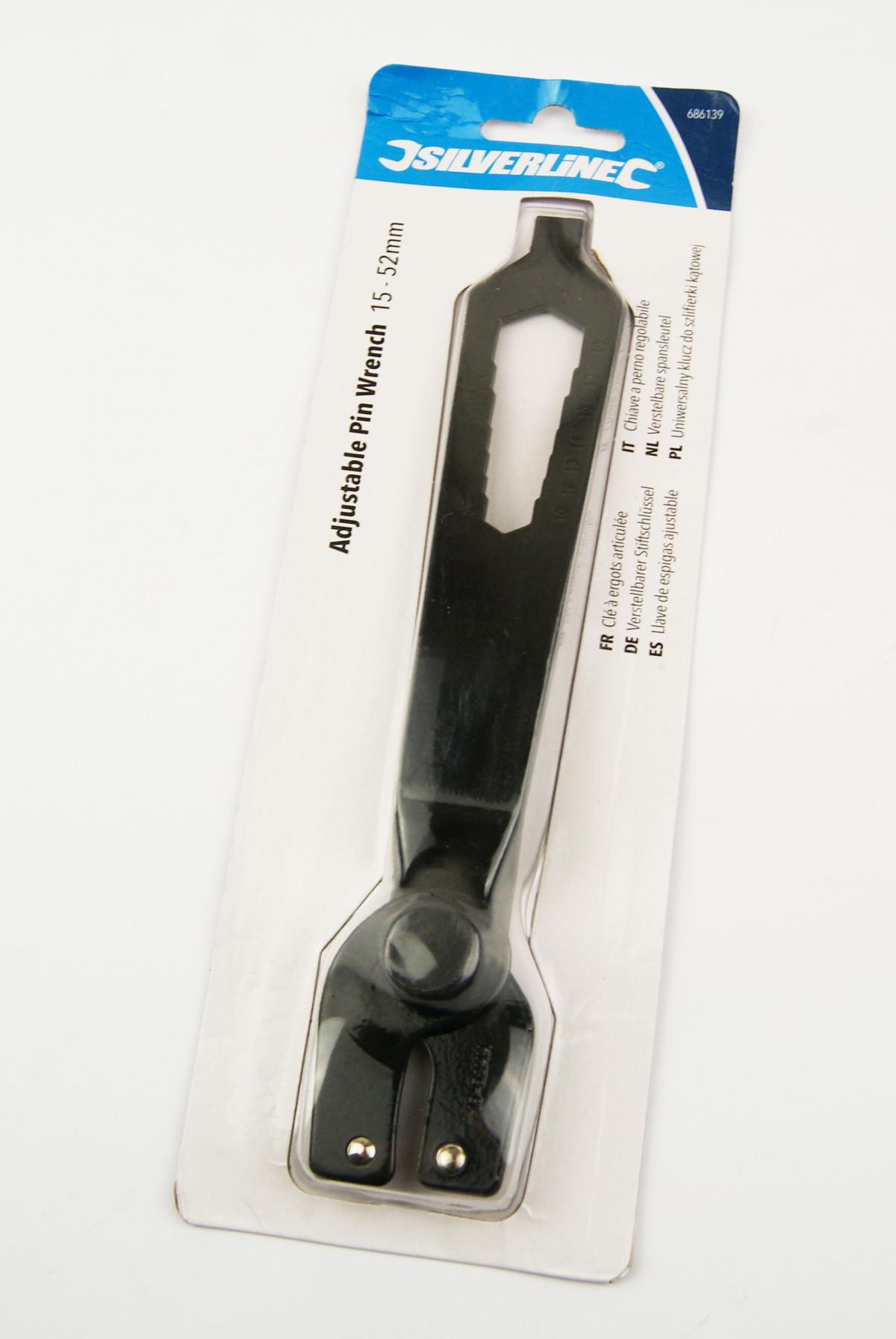 ADJUSTABLE PIN WRENCH 8/200mm FOR ANGLE GRINDERS (10–30mm RANGE) thumbnail 2