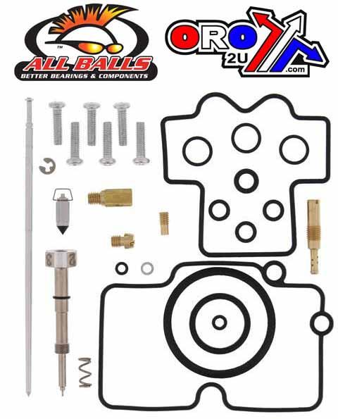 CARBURETOR REBUILD KIT 08-17 HON CRF450X, ALLBALLS 26-1473 DIRT thumbnail 2