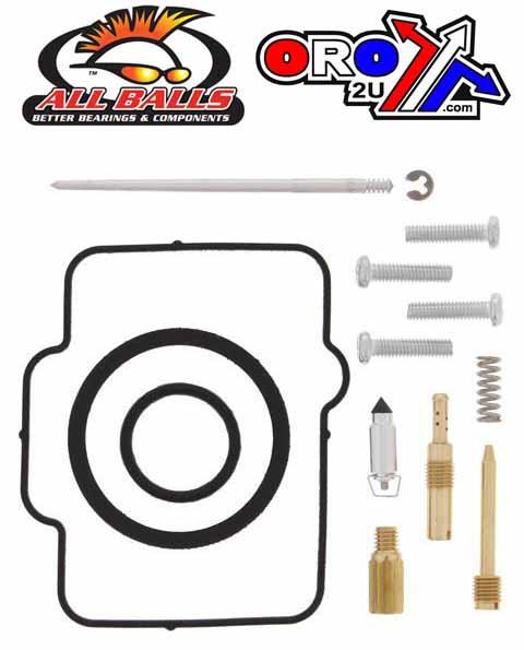 CARBURETOR REBUILD KIT 1986 HON TRX250R, ALLBALLS 26-1504 ATV thumbnail 2