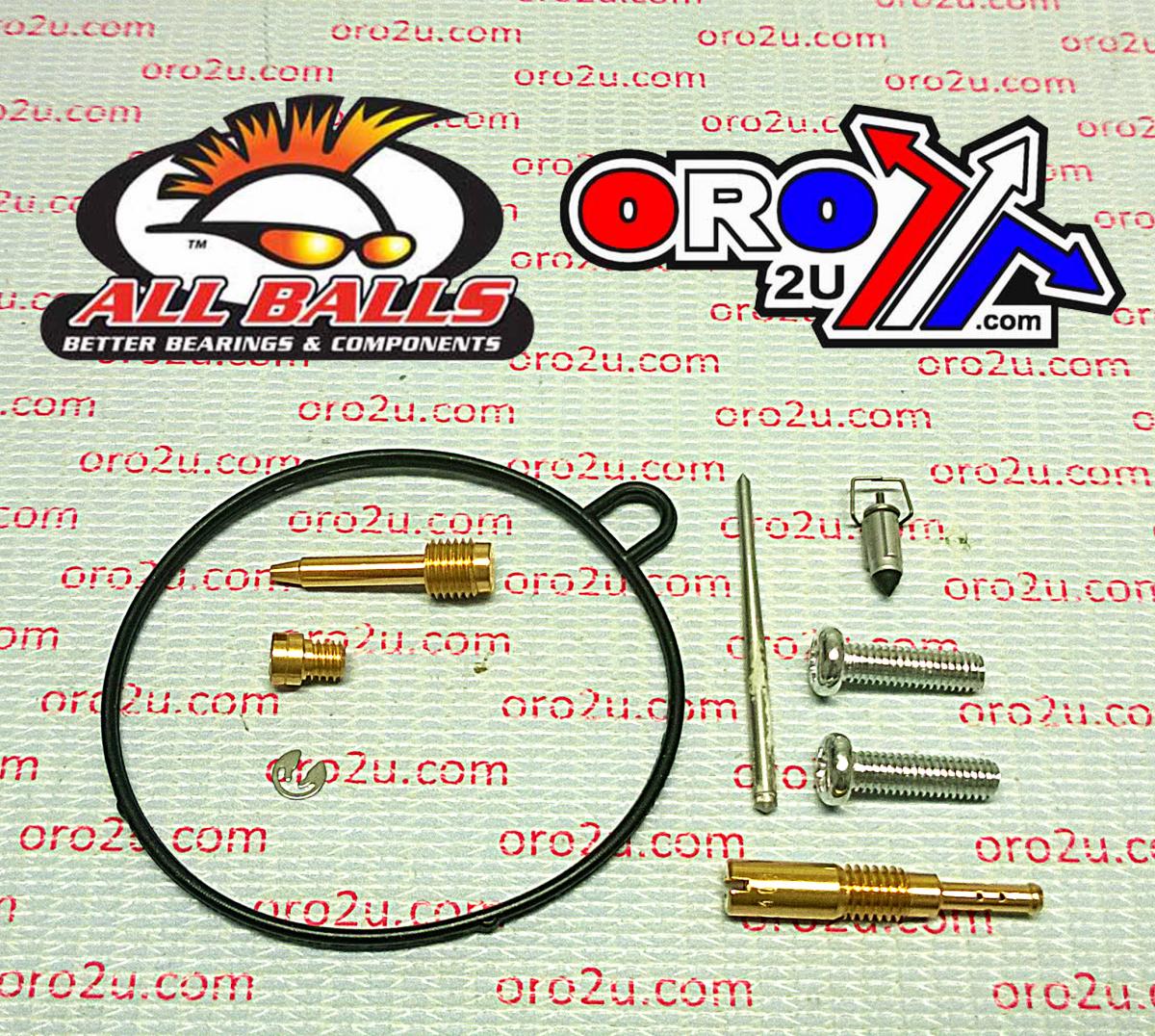 CARBURETOR REBUILD KIT 16-22 YAM YFM90, ALLBALLS 26-1564 ATV thumbnail 2