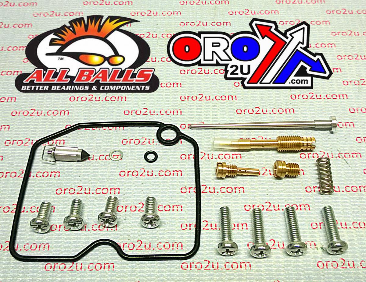 CARBURETOR REBUILD KIT 93-99 KAW KLF400, ALLBALLS 26-1570 ATV thumbnail 2