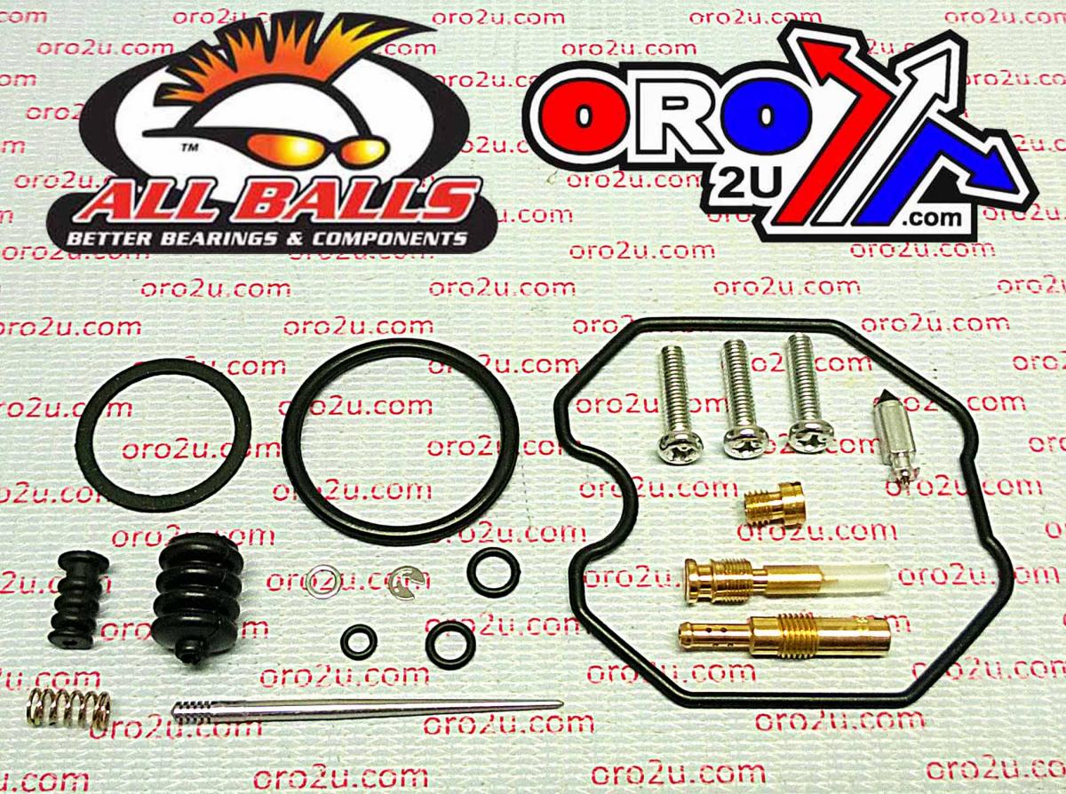 CARBURETOR REBUILD KIT 86-88 HON TRX200SX, ALLBALLS 26-1576 ATV thumbnail 2