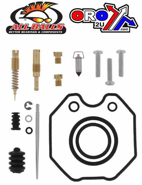 CARBURETOR REBUILD KIT 87-00 HON XR100R, ALLBALLS 26-1002 DIRT thumbnail 2