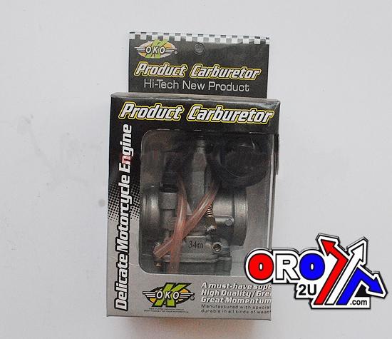 CARBURETOR ASSEMBLY OKO 30mm, Kawasaki KX80 KX85 KX100 YAMAHA YZ80 YZ85 thumbnail 4