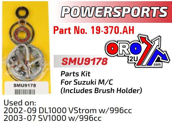 STARTER MOTOR REPAIR KIT, SUZUKI 02-09 DL1000 SV SMU9178, ARROWHEAD thumbnail 2