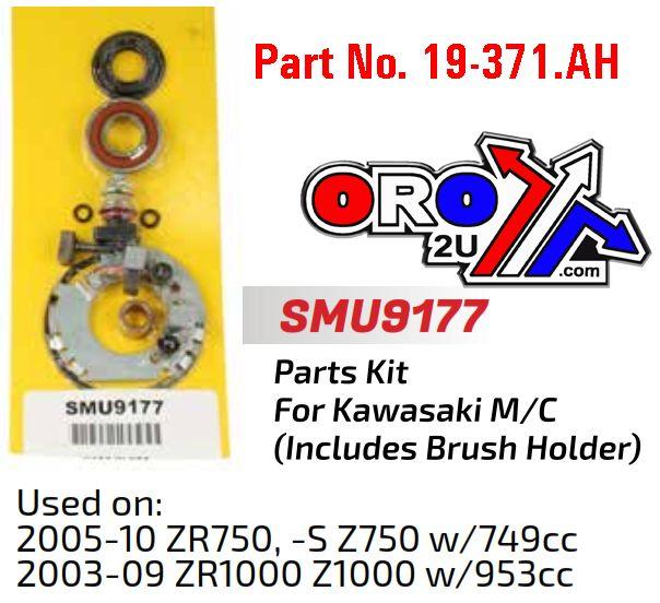 STARTER MOTOR REPAIR KIT, KAWASAKI ZR750 1000 SMU9177, ARROWHEAD thumbnail 2