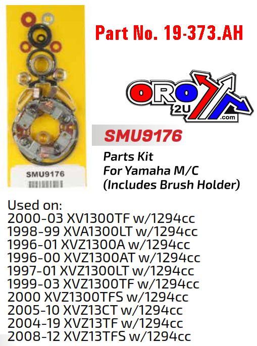 STARTER MOTOR REPAIR KIT, YAMAHA XV1300 XVZ SMU9176, ARROWHEAD thumbnail 2