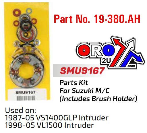 STARTER MOTOR REPAIR KIT, SUZUKI VS1400 VL1500 SMU9167, ARROWHEAD thumbnail 2