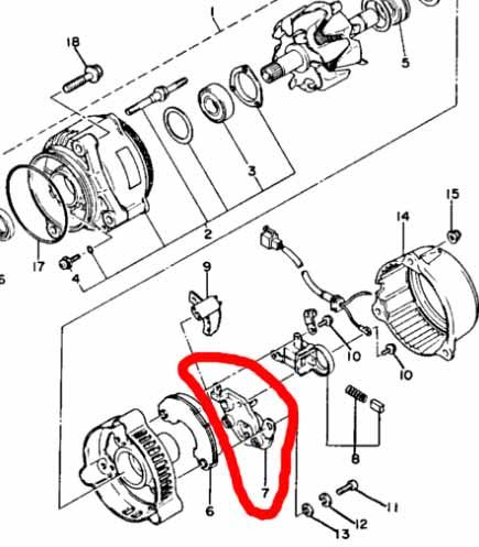 ALTERNATOR VOLT REGULATOR, KAW, SUZ, TRIUMPH, YAMAHA, ROAD, MC thumbnail 3