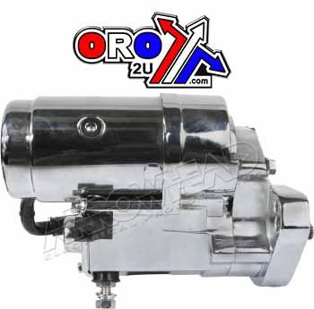 STARTER MOTOR HARLEY DAVIDSON, SHD0009-C, CHROME 18 SPLINES thumbnail 3