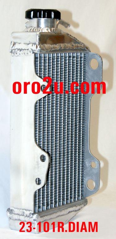 RADIATOR CRF450R 02-04 RIGHT, IROD 008022 HONDA, 19010-MEB-631, 19010-MEB-771 thumbnail 2