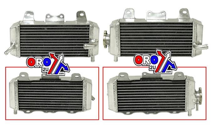RADIATOR SET ALUMINUM OVERSIZE 2006 YZF250 SET OS YAMAHA WRF250 07-09 5XC-1240A-90-00 thumbnail 2