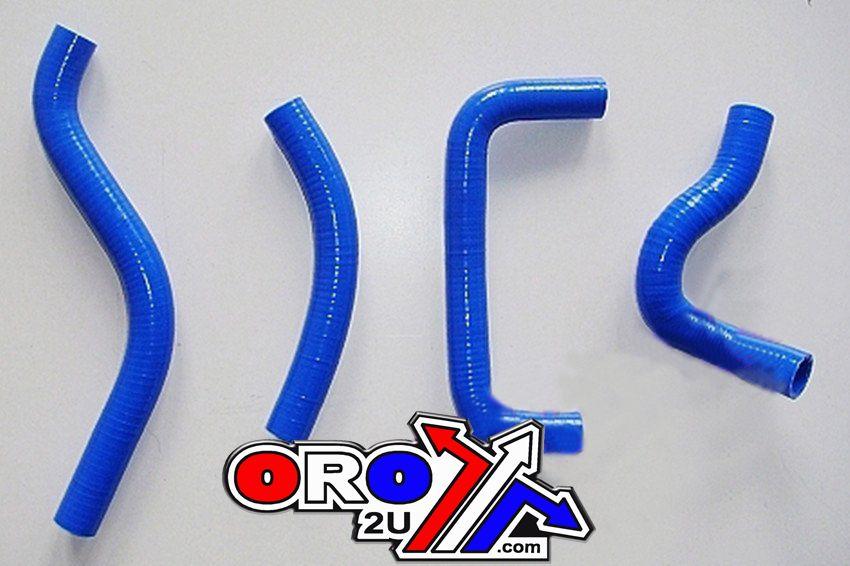 HOSE KIT 4pcs 05-06 RMZ450 BLUE, Silicone RADIATOR PIPE SET thumbnail 2