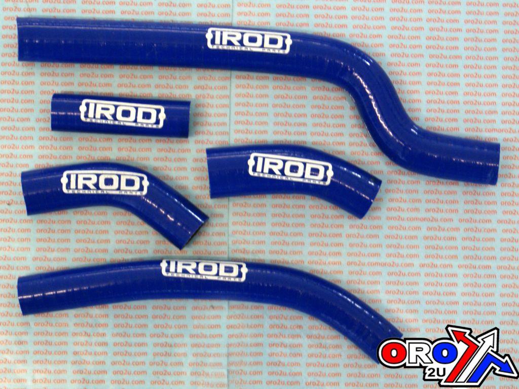 HOSE KIT 5pcs 2006 YZF250 BLUE, SILICONE RADIATOR YAMAHA, IROD 010049 image 1