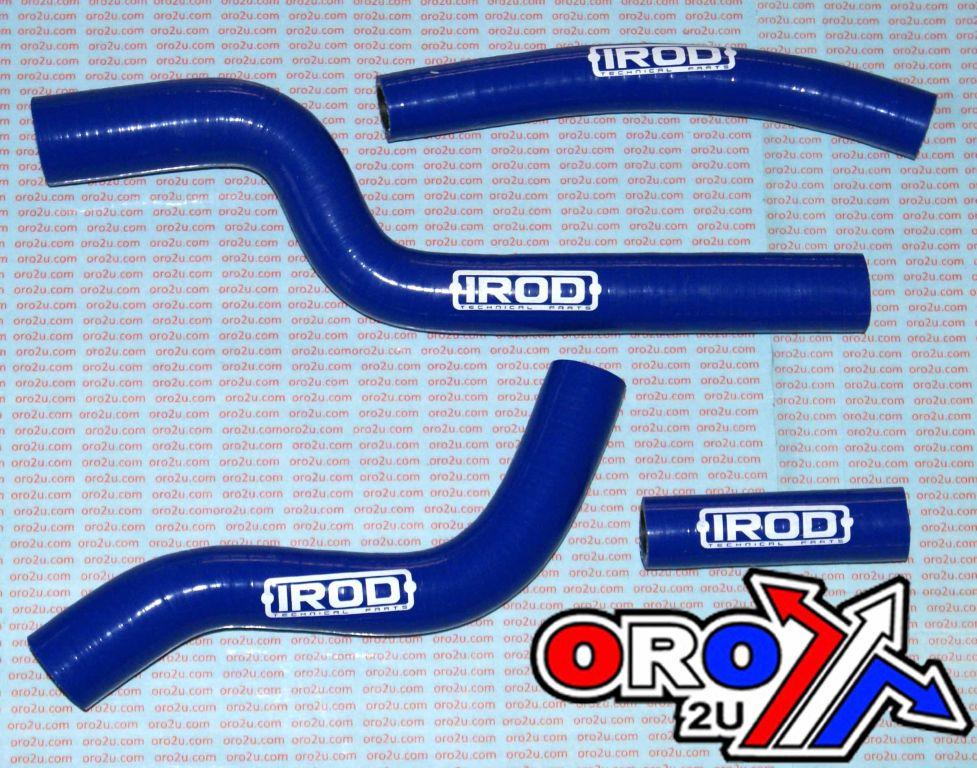HOSE KIT 4pcs 07-09 YZF250 BLUE, SILICONE RADIATOR YAMAHA, IROD 010050 image 1