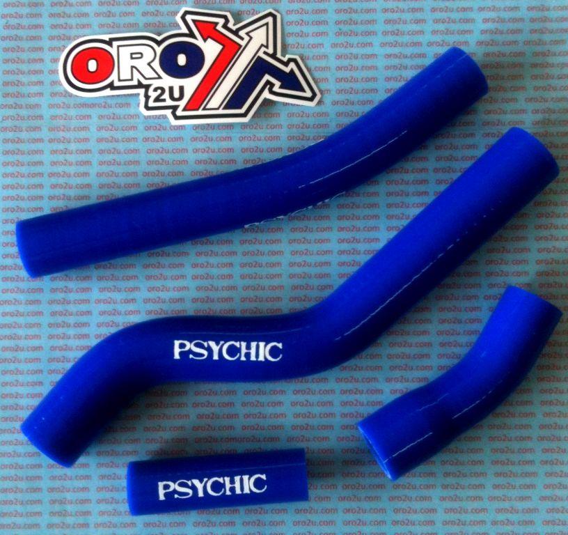HOSE KIT 4pcs 03-09 YZF450, SILICONE RADIATOR YAMAHA, PSYCHIC MX-10035 BLUE image 1