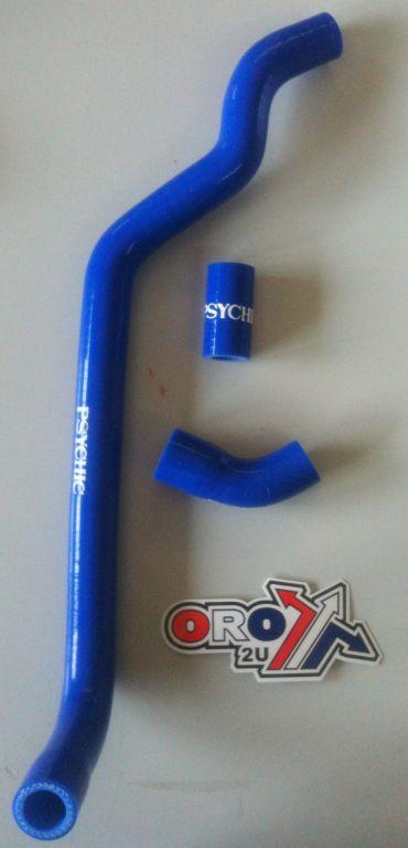 RADIATOR HOSE KIT 07-09 YAMAHA WR R 250 PSYCHIC MX-10005 3PCS BLUE SILICONE 3D7-12481-00-00 image 1