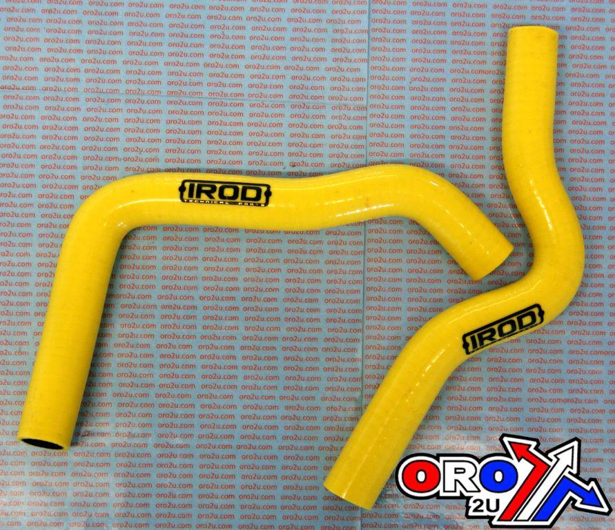 HOSE KIT 2pcs 02-12 RM85 YELLOW, SILICONE RADIATOR SUZUKI, IROD 010025 image 1