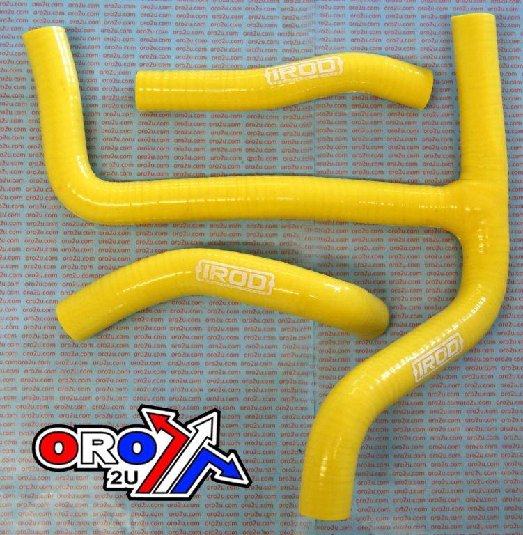 HOSE Y KIT 3pcs 10-12 RMZ250 YEL, SILICONE RADIATOR SUZUKI, IROD 010030 3pcs image 1