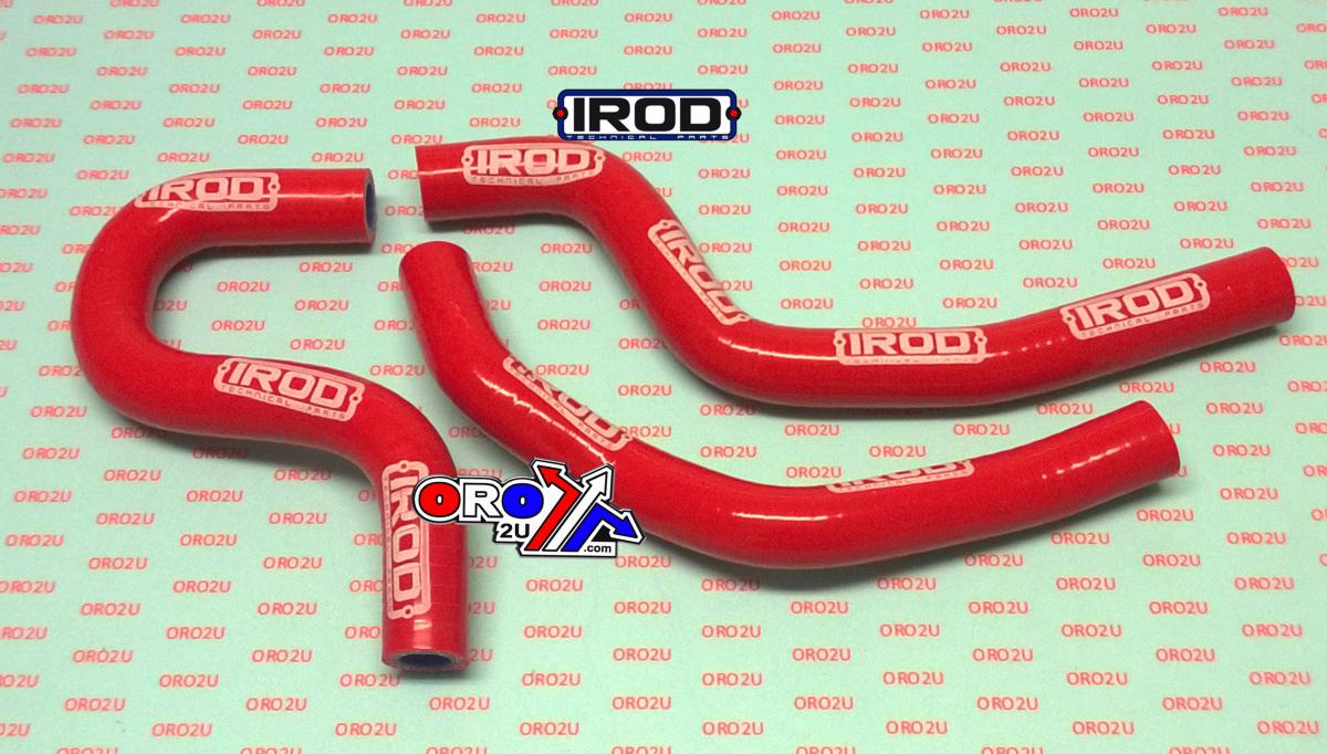 HOSE KIT 3pcs CR85 1998-2007, SILICONE RADIATOR RED HONDA, IROD 010001 image 1