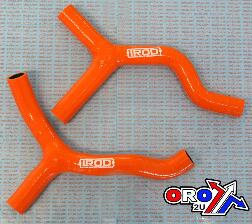 HOSE Y KIT 2pcs SX85 85SX 13-17 KTM, SX105 SILICONE RADIATOR ORANGE, IROD 010060 image 1