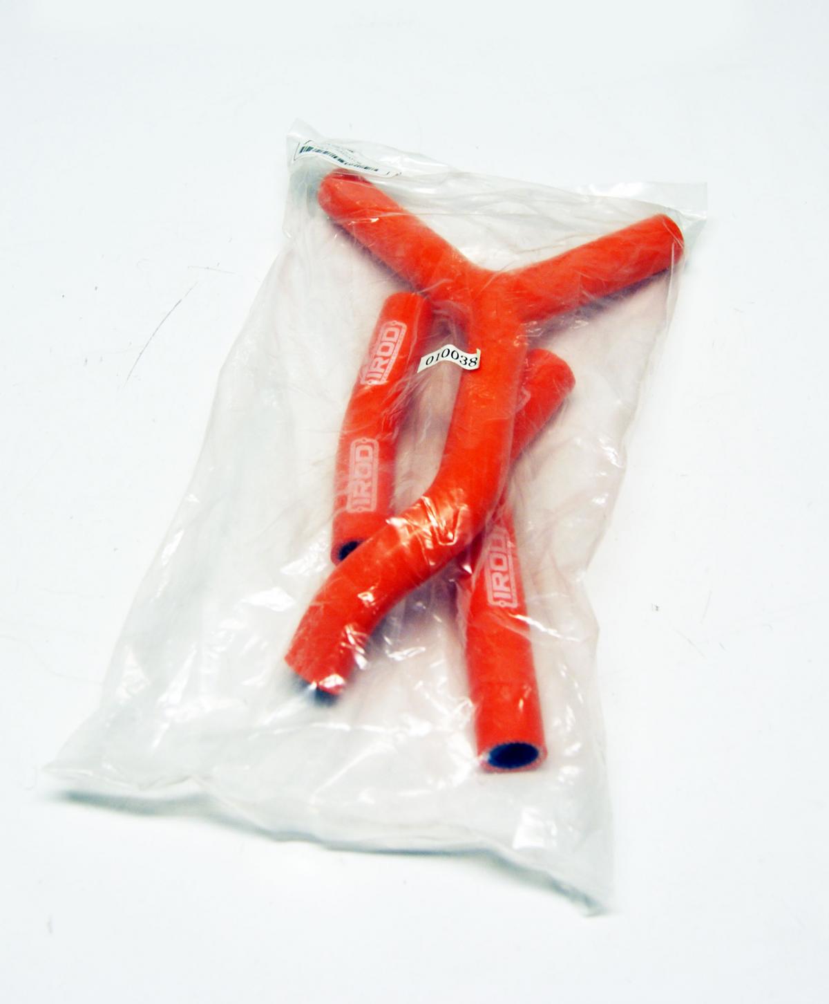 HOSE Y KIT 3pcs SX250 03-06 KTM, SILICONE RADIATOR ORANGE, IROD 010038 250SX thumbnail 2