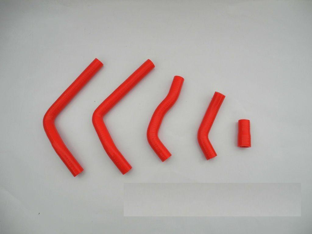 HOSE KIT 5pcs CR125 05-08 HONDA, SILICONE RADIATOR RED, IROD 010002 image 1