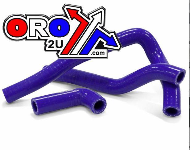 HOSE KIT 3pcs  KX65, RM65 BLUE SILICONE RADIATOR thumbnail 2