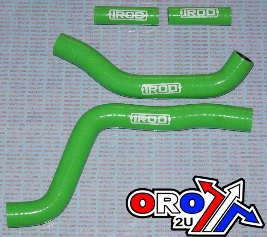 HOSE KIT 4pcs KX125 03-08 KAWASAKI, SILICONE RADIATORCOOLING, IROD 010016 image 1