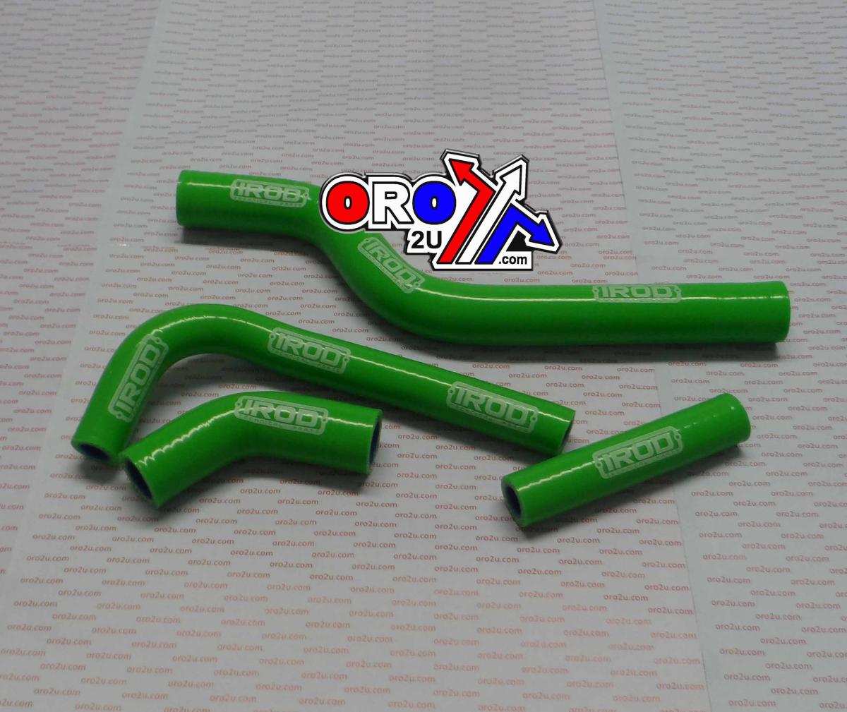HOSE KIT 4pcs KX250F 2005 KAWASAKI, SILICONE RADIATOR COOLING, IROD 010019 image 1