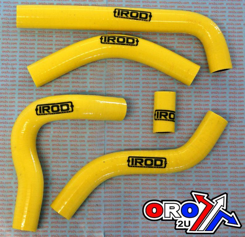HOSE KIT 5pcs 2006 RMZ450 RM-Z450 YELLOW, SILICONE RADIATOR SUZUKI, IROD 010032 image 1