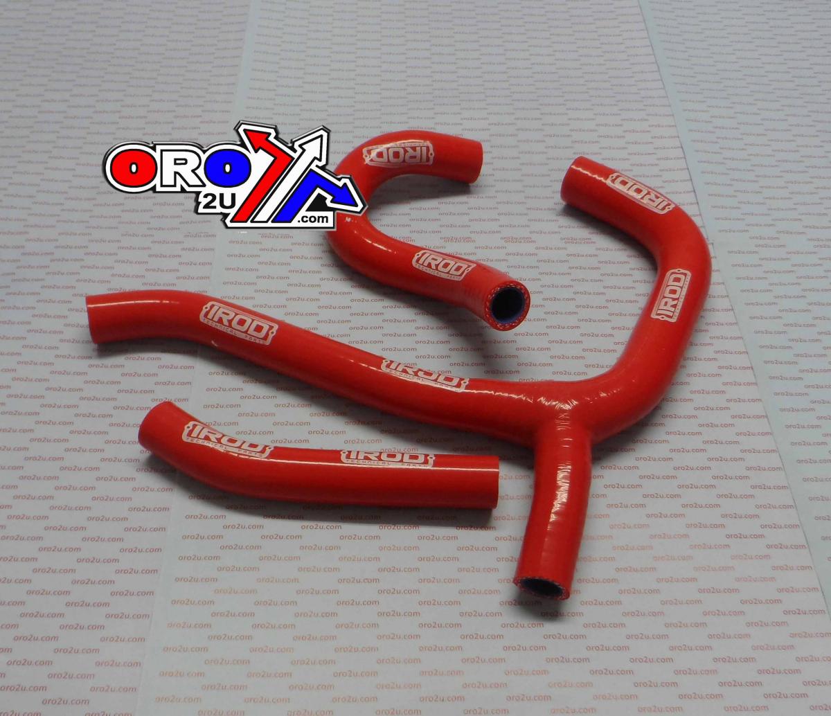 HOSE Y KIT 3pcs CRF250R 2014-16 RED, SILICONE RADIATOR RED, IROD