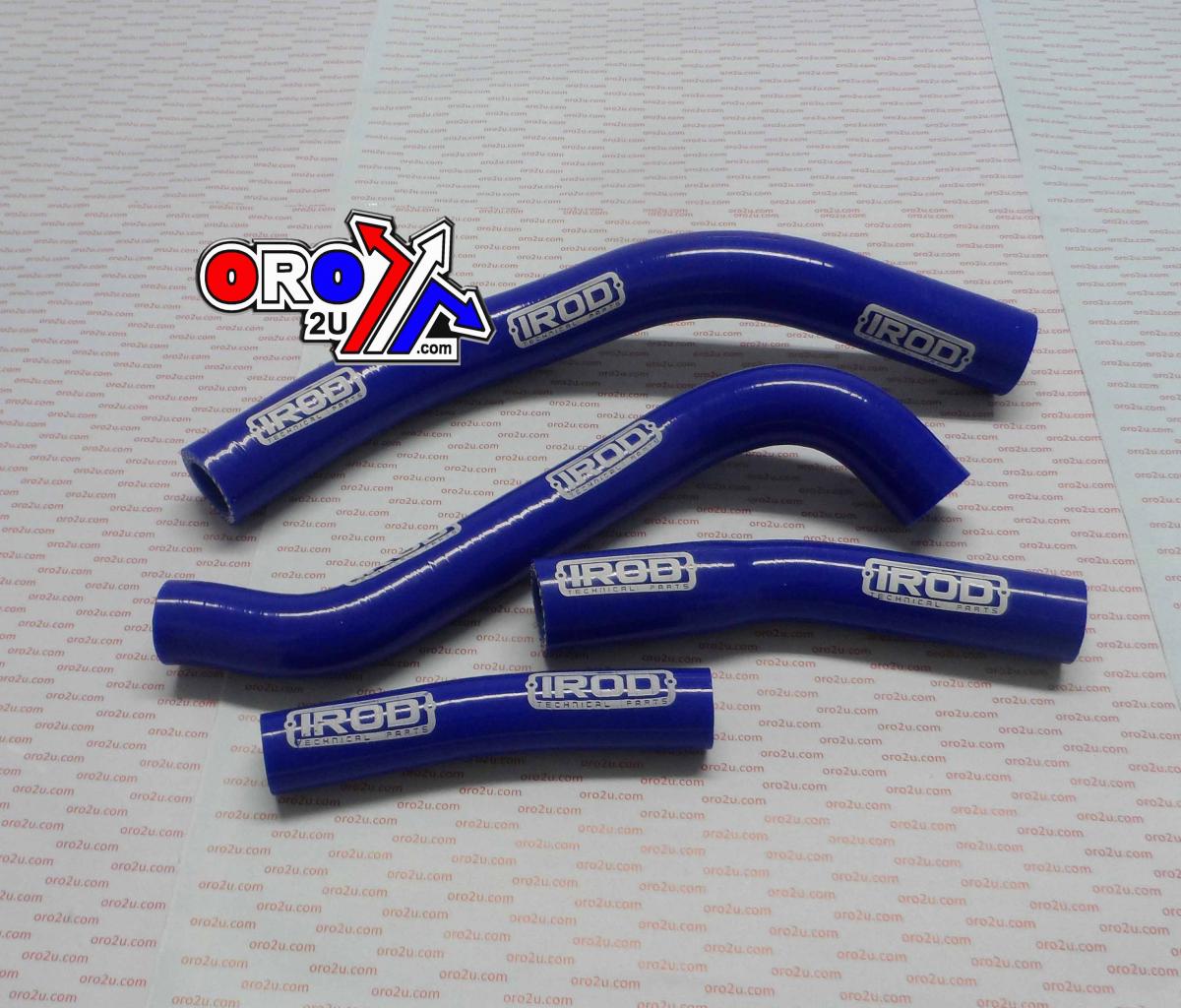 HOSE KIT 4pcs YZF250 YAMAHA YZ250F 14-18, SILICONE RADIATOR BLUE, IROD 010076 image 1