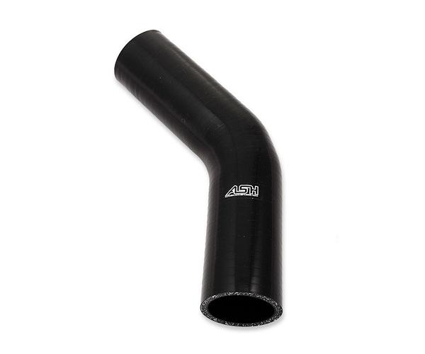SILICONE HOSE 16MM 45 BEND, BLACK, UNIVERSAL AIR, WATER, INTAKE