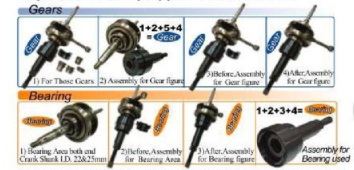 CRANK GEAR & BEARING TOOL SET thumbnail 2