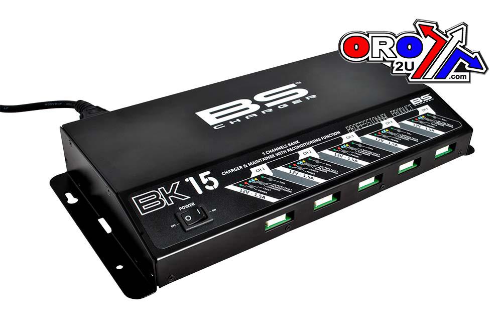 BATTERY CHARGER 12V 5 x 1.5A, 5 BANK CHARGER, 700534, BS-BK15, !!! *** EU SOCKET *** !!! thumbnail 3