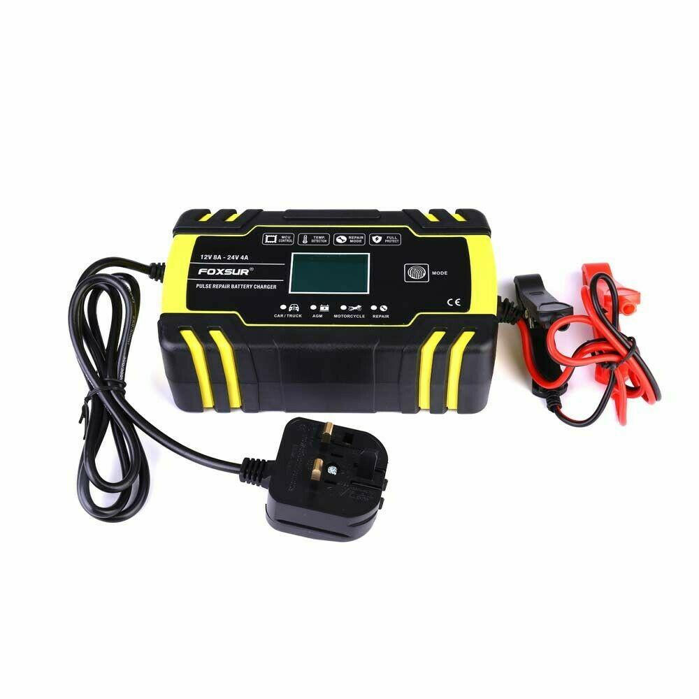 BATTERY CHARGER 12v & 24v 8Amp, !! 12V ONLY !! GEL CELL, CHARGER, HILKA 83650008 thumbnail 3