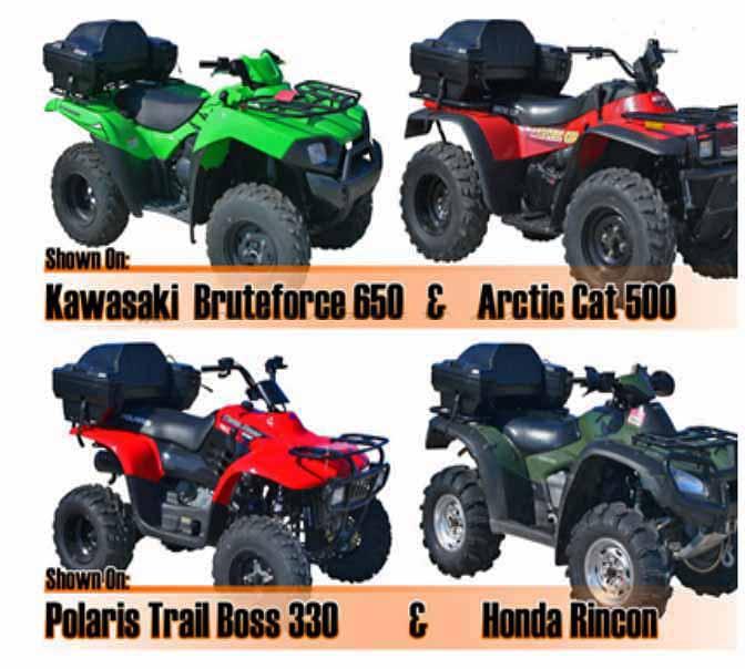 ATV CARGO BOX WITH BACK REST KS8020 thumbnail 4