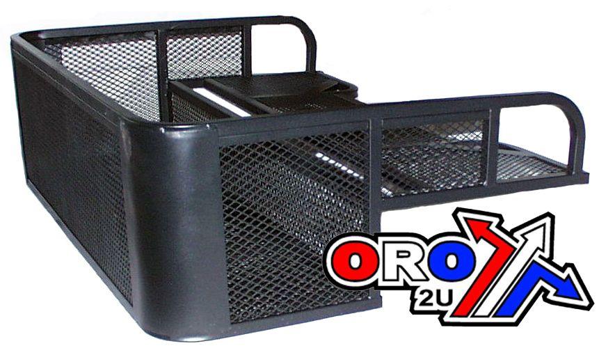 ATV STEEL CARGO RACK / WIRE BASKET, REAR DROP 105x73cm, ((fitting kit not included)) thumbnail 2